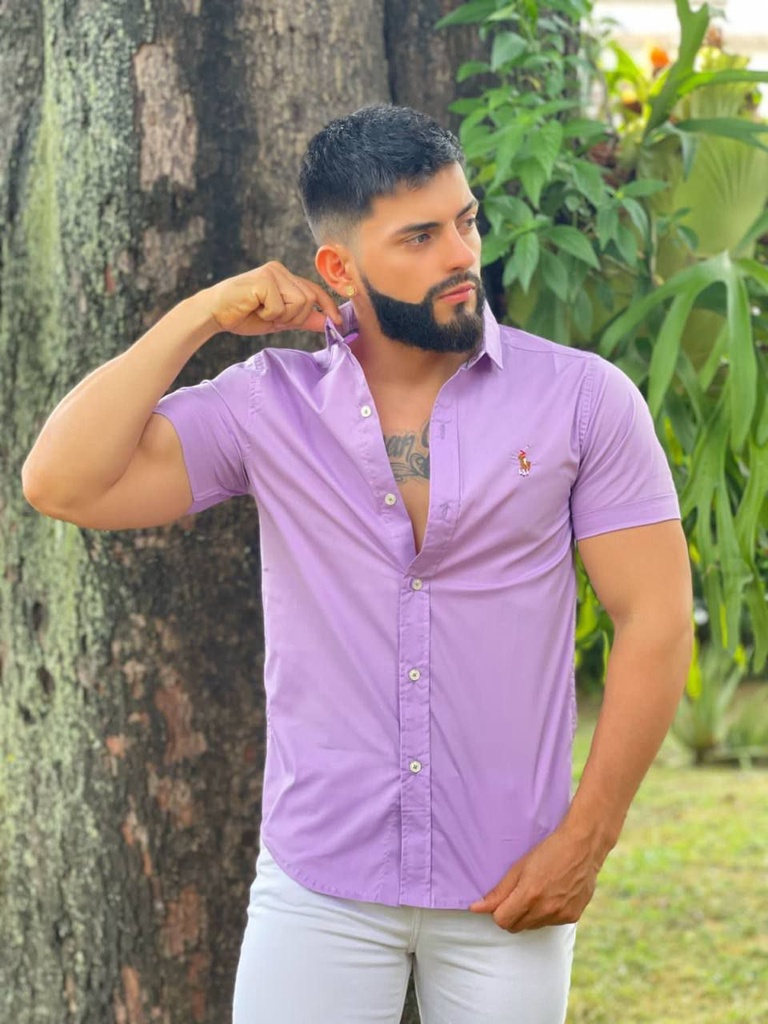  Polo Manga Corta Para Hombre ✨